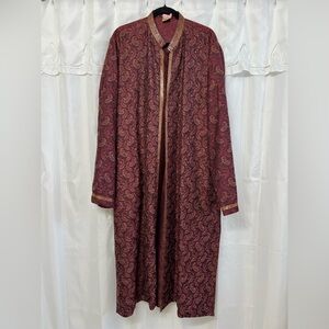 Manyavar Paisley Sherwani Indian Wedding Groom Kurta Coat XXL Bollywood